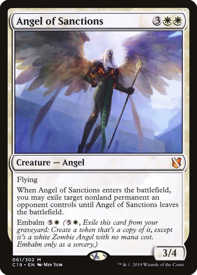 Angel of Sanctions [Commander 2019] | Gamer Loot