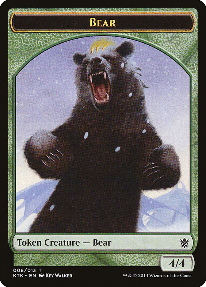 Bear [Khans of Tarkir Tokens] | Gamer Loot