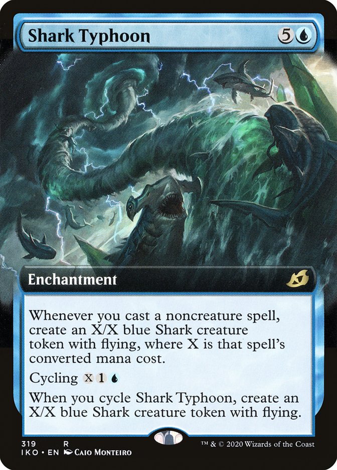 Shark Typhoon (Extended Art) [Ikoria: Lair of Behemoths] | Gamer Loot