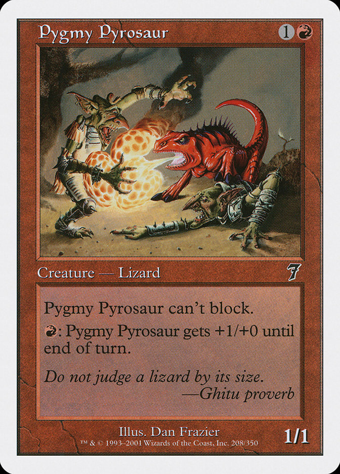 Pygmy Pyrosaur [Seventh Edition] | Gamer Loot