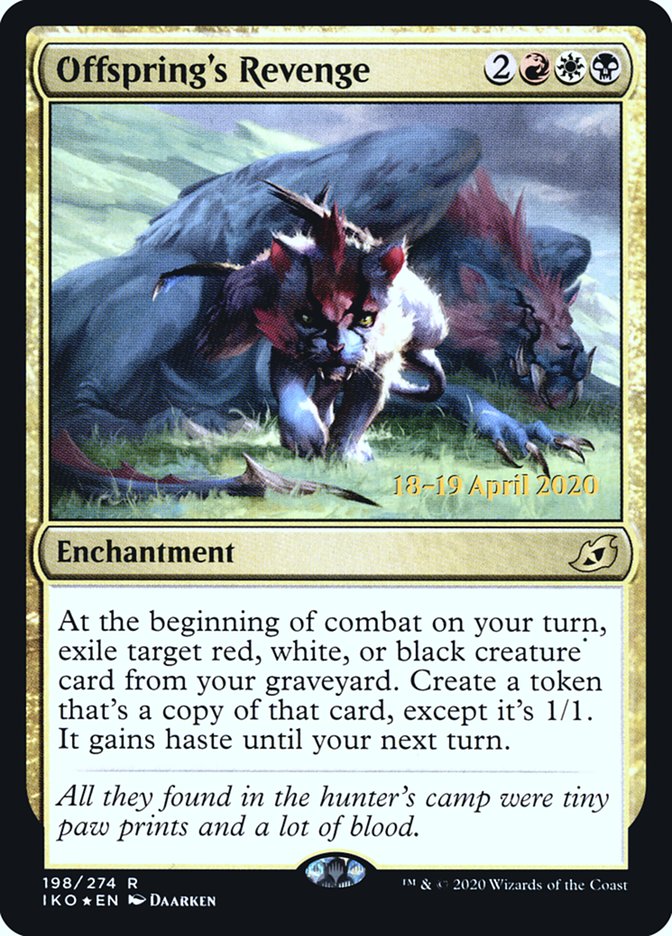 Offspring's Revenge  [Ikoria: Lair of Behemoths Prerelease Promos] | Gamer Loot