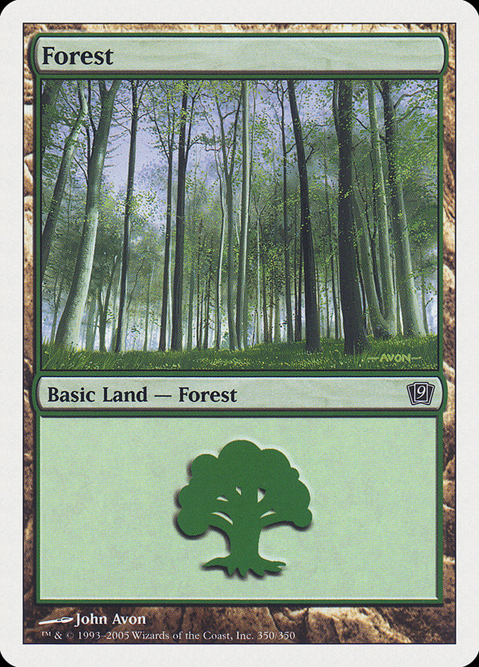 Forest (350) [Ninth Edition] | Gamer Loot
