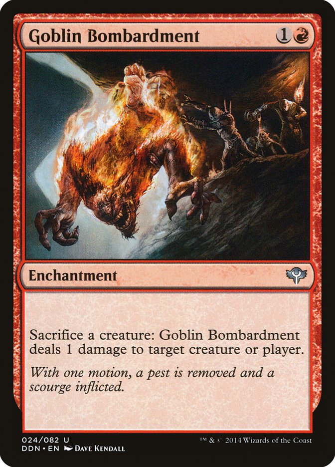 Goblin Bombardment [Duel Decks: Speed vs. Cunning] | Gamer Loot