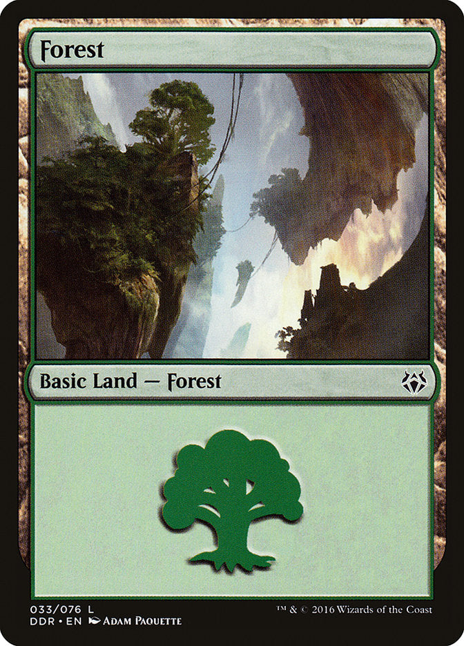 Forest (33) [Duel Decks: Nissa vs. Ob Nixilis] | Gamer Loot