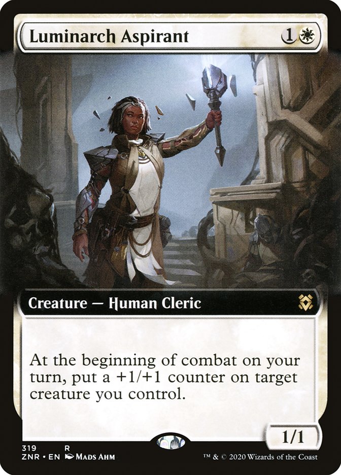 Luminarch Aspirant (Extended) [Zendikar Rising] | Gamer Loot