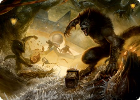 Storm the Festival Art Card [Innistrad: Midnight Hunt Art Series] | Gamer Loot