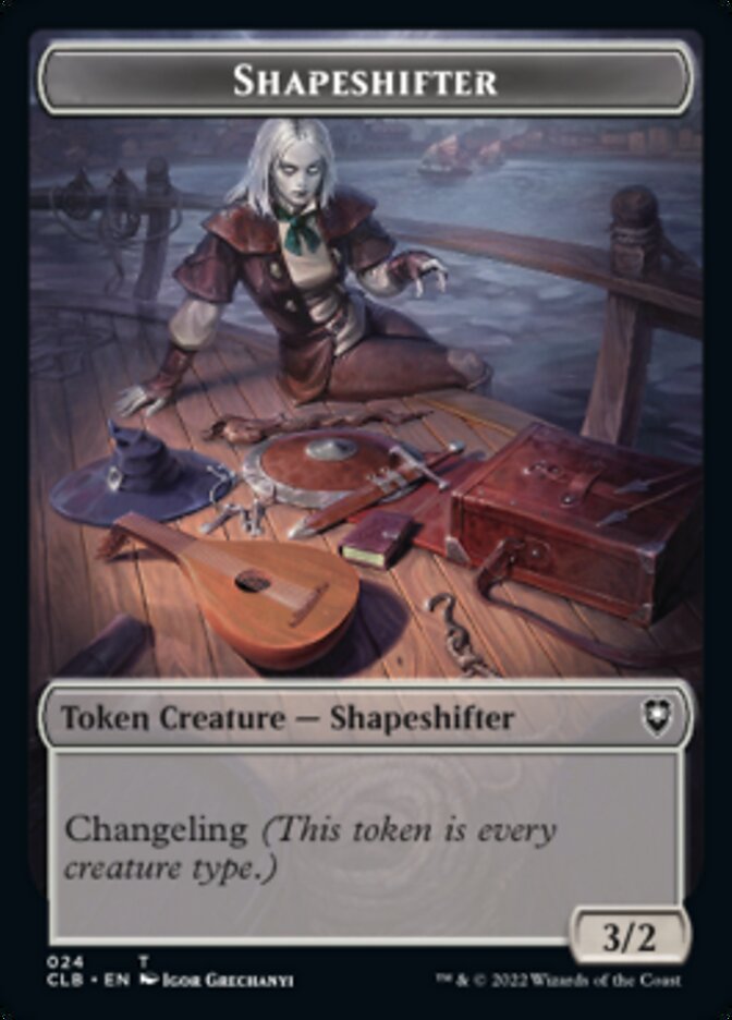 Shapeshifter (024) // Shapeshifter (028) Double-sided Token [Commander Legends: Battle for Baldur's Gate Tokens] | Gamer Loot