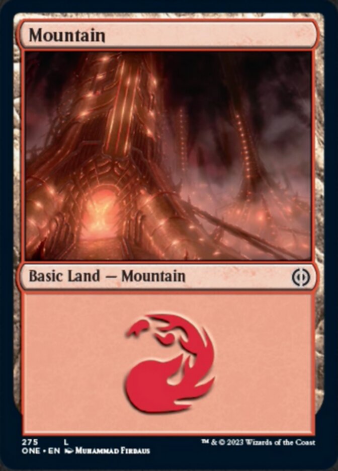 Mountain (275) [Phyrexia: All Will Be One] | Gamer Loot