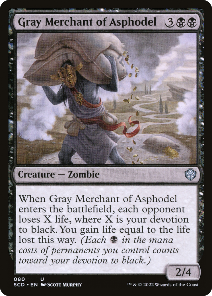 Gray Merchant of Asphodel [Starter Commander Decks] | Gamer Loot
