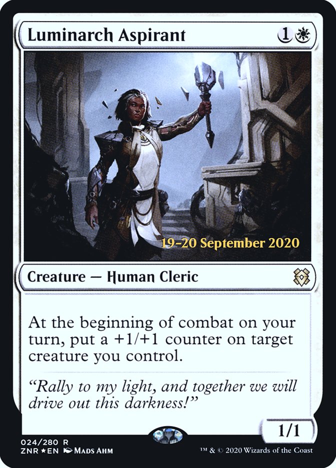 Luminarch Aspirant [Zendikar Rising Prerelease Promos] | Gamer Loot