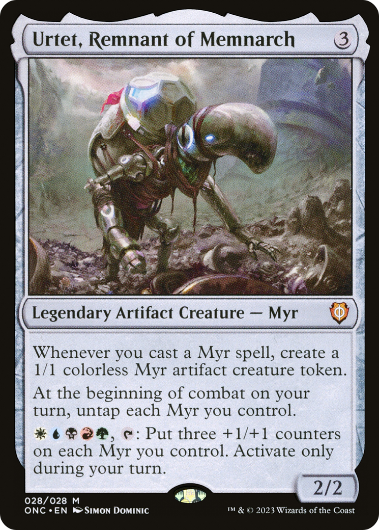 Urtet, Remnant of Memnarch [Phyrexia: All Will Be One Commander] | Gamer Loot