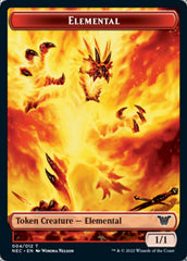 Elemental // Spirit (009) Double-sided Token [Kamigawa: Neon Dynasty Commander Tokens] | Gamer Loot