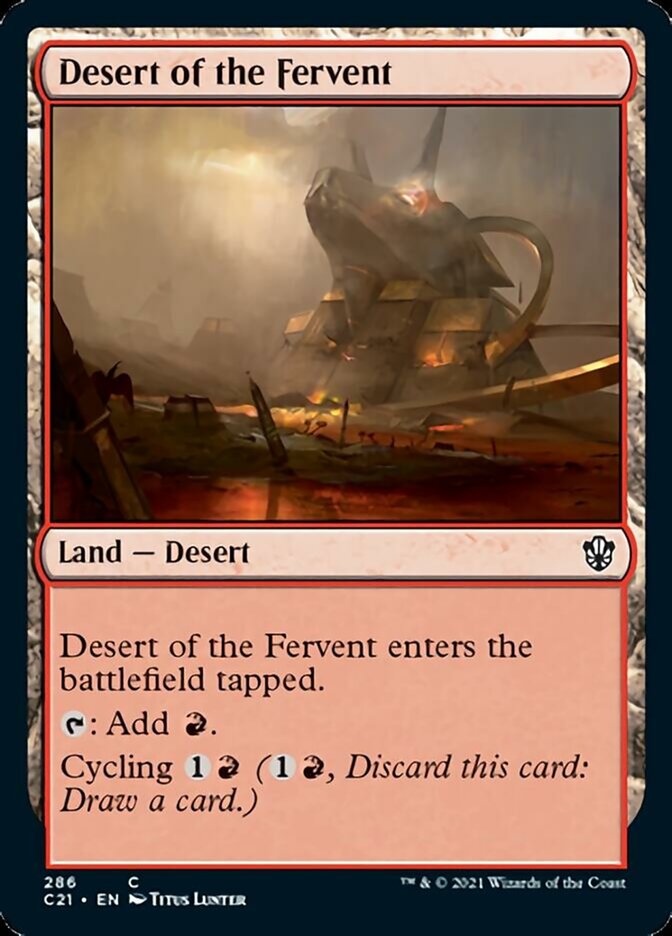 Desert of the Fervent [Commander 2021] | Gamer Loot