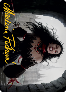 Voldaren Stinger Art Card (Gold-Stamped Signature) [Innistrad: Midnight Hunt Art Series] | Gamer Loot