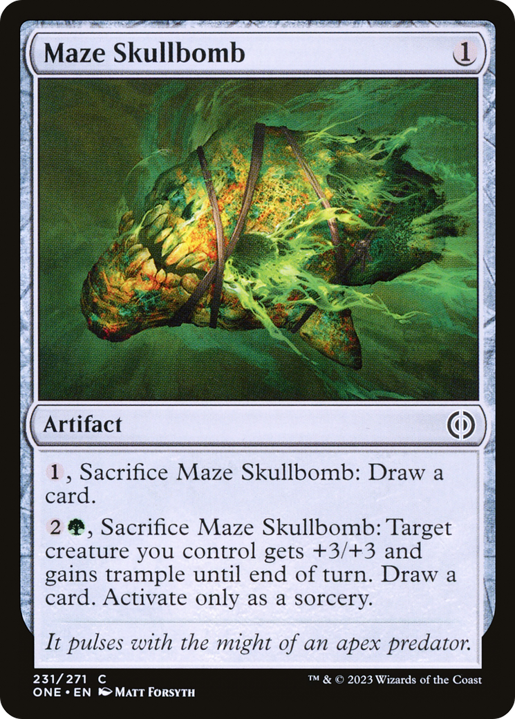 Maze Skullbomb [Phyrexia: All Will Be One] | Gamer Loot