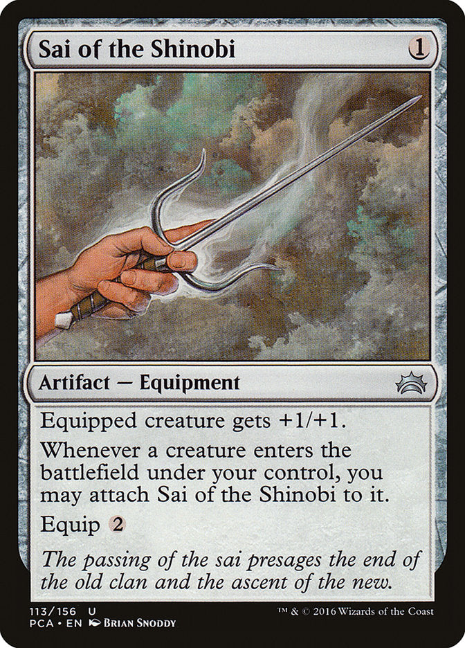 Sai of the Shinobi [Planechase Anthology] | Gamer Loot