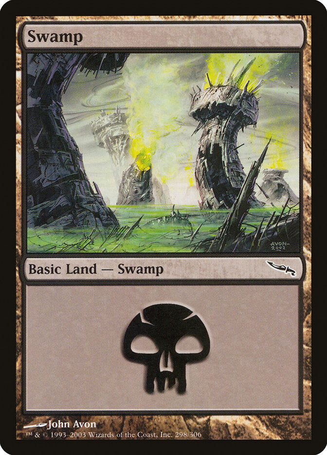 Swamp (298) [Mirrodin] | Gamer Loot