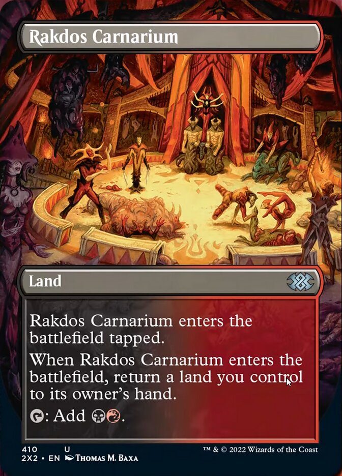 Rakdos Carnarium (Borderless Alternate Art) [Double Masters 2022] | Gamer Loot