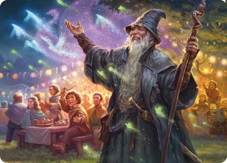 Gandalf, Friend of the Shire Art Card [The Lord of the Rings: Tales of Middle-earth Art Series] | Gamer Loot
