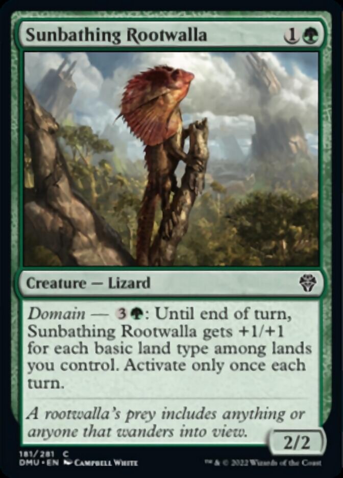 Sunbathing Rootwalla [Dominaria United] | Gamer Loot