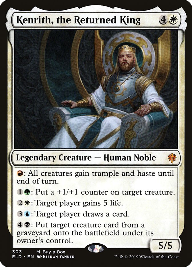 Kenrith, the Returned King (Buy-A-Box) [Throne of Eldraine Promos] | Gamer Loot