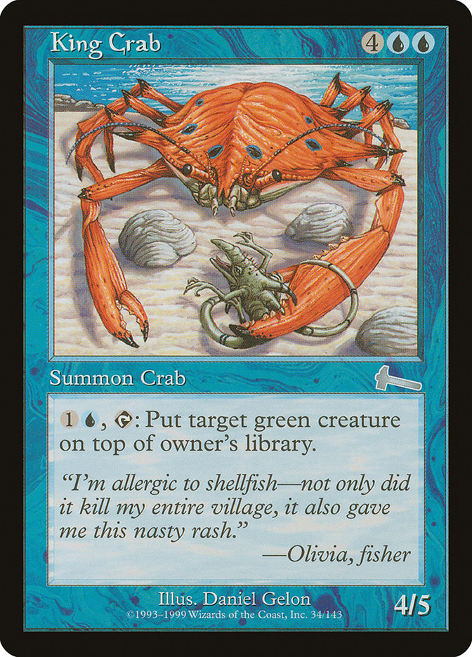 King Crab [Urza's Legacy] | Gamer Loot