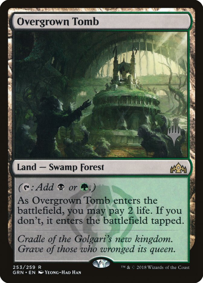 Overgrown Tomb (Promo Pack) [Guilds of Ravnica Promos] | Gamer Loot