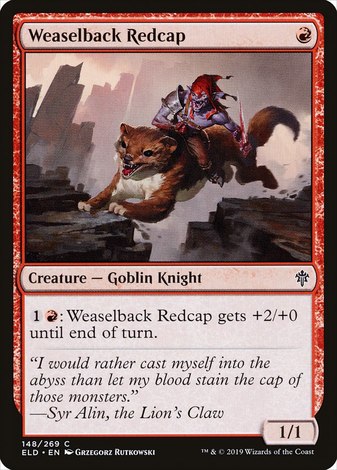 Weaselback Redcap [Throne of Eldraine] | Gamer Loot