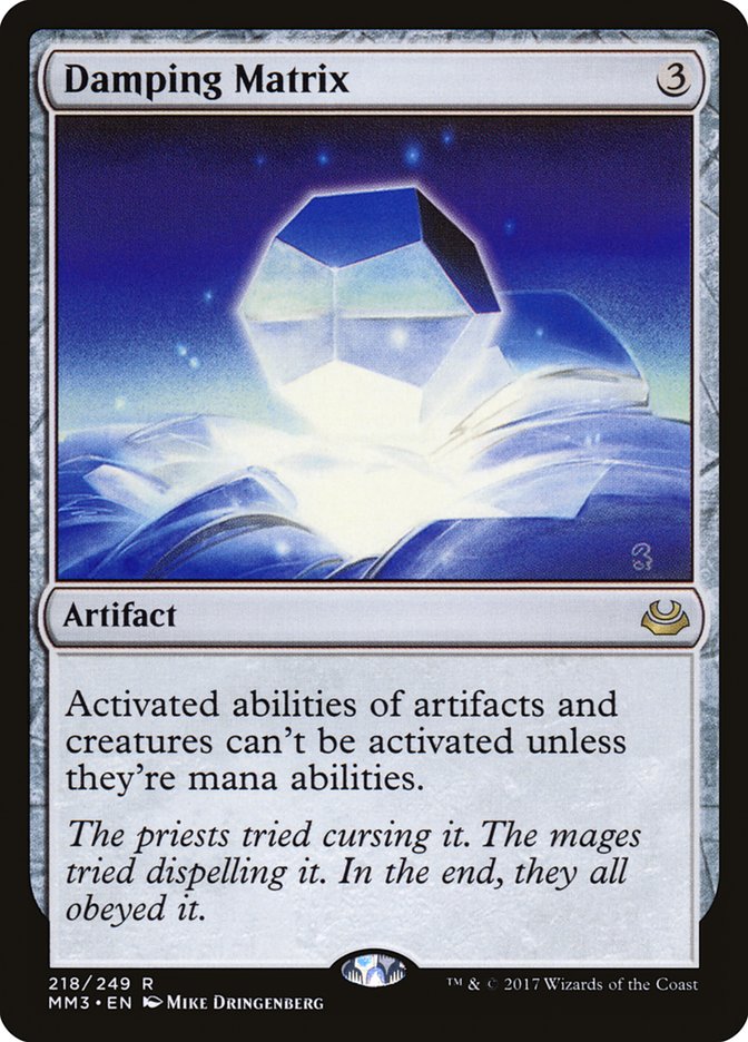 Damping Matrix [Modern Masters 2017] | Gamer Loot