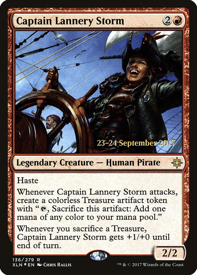 Captain Lannery Storm  [Ixalan Prerelease Promos] | Gamer Loot