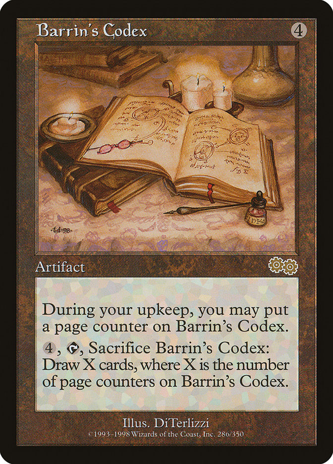 Barrin's Codex [Urza's Saga] | Gamer Loot