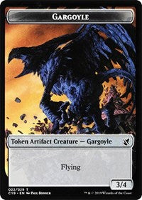 Gargoyle // Egg Double-sided Token [Commander 2019 Tokens] | Gamer Loot