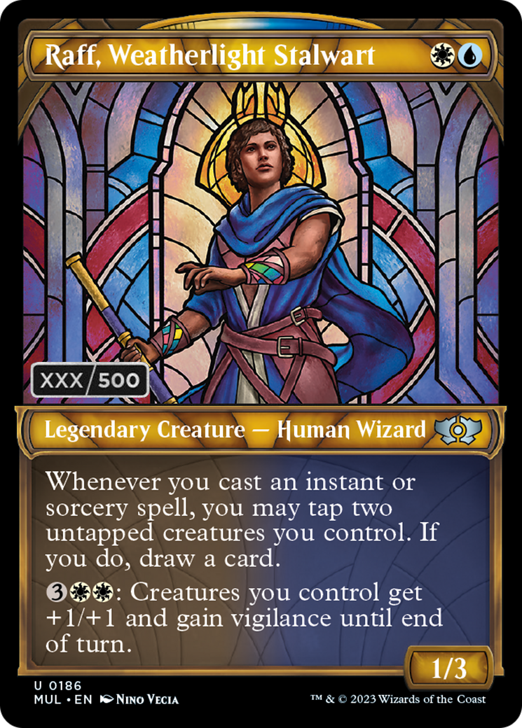 Raff, Weatherlight Stalwart (Serialized) [Multiverse Legends] | Gamer Loot