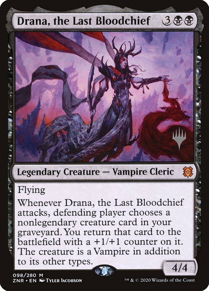 Drana, the Last Bloodchief (Promo Pack) [Zendikar Rising Promos] | Gamer Loot