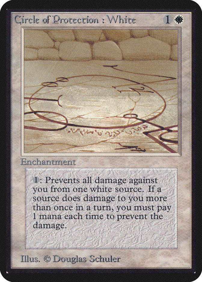 Circle of Protection: White [Limited Edition Alpha] | Gamer Loot