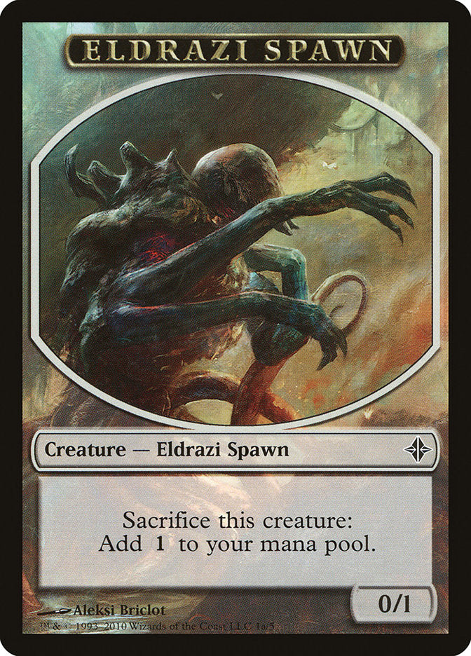 Eldrazi Spawn (1a/5) [Rise of the Eldrazi Tokens] | Gamer Loot