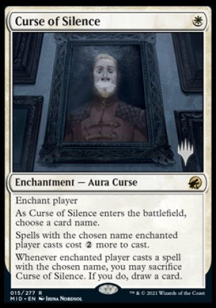 Curse of Silence (Promo Pack) [Innistrad: Midnight Hunt Promos] | Gamer Loot