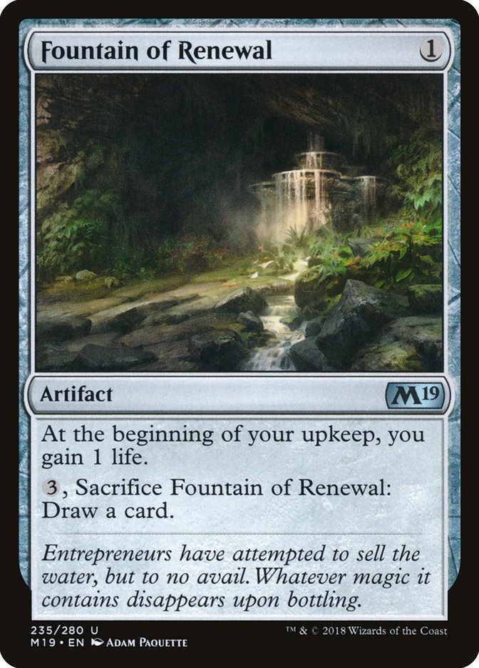 Fountain of Renewal [Core Set 2019] | Gamer Loot