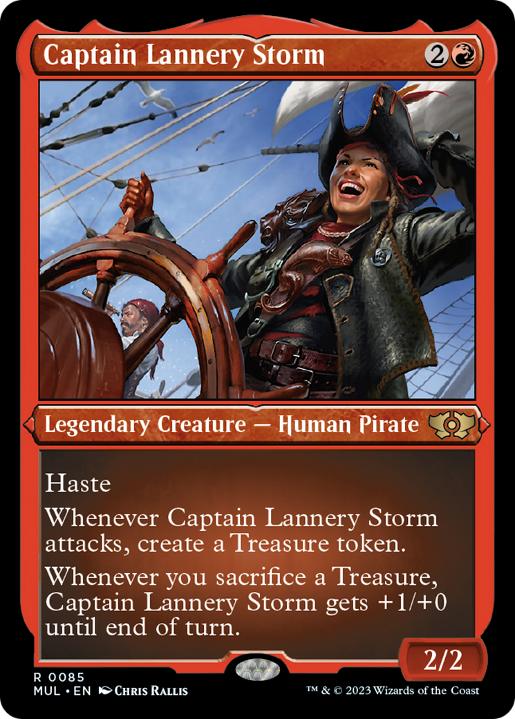 Captain Lannery Storm (Foil Etched) [Multiverse Legends] | Gamer Loot