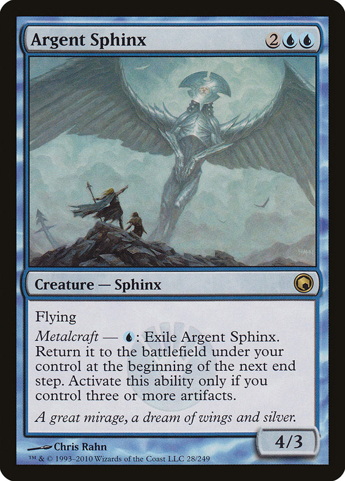 Argent Sphinx [Scars of Mirrodin] | Gamer Loot