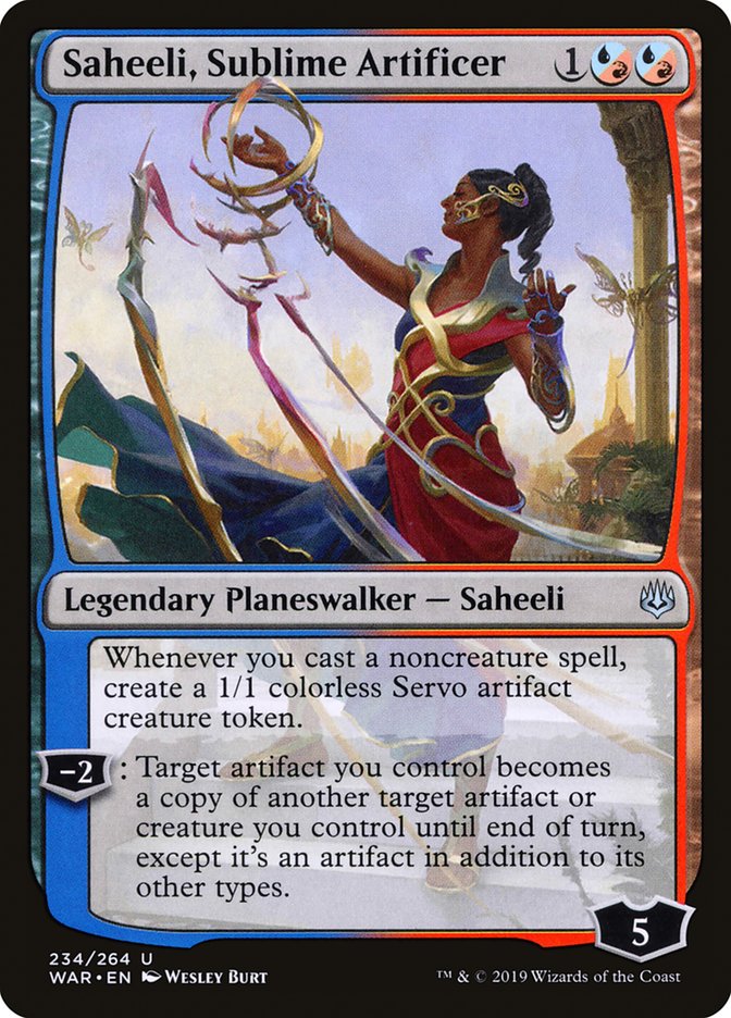 Saheeli, Sublime Artificer [War of the Spark] | Gamer Loot