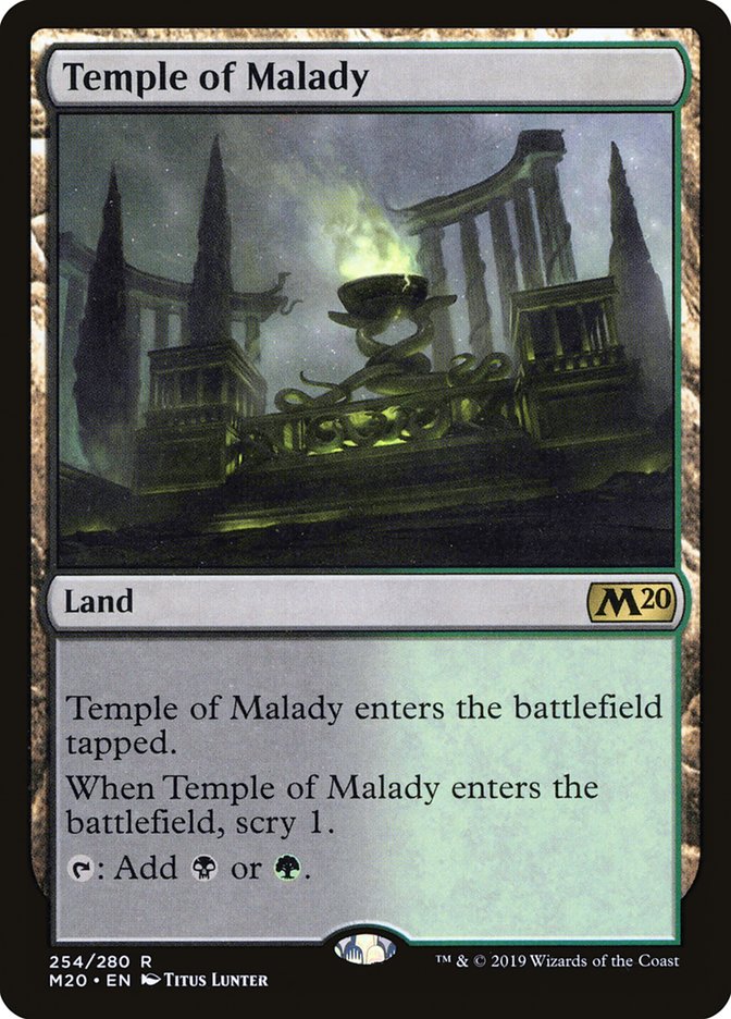 Temple of Malady [Core Set 2020] | Gamer Loot