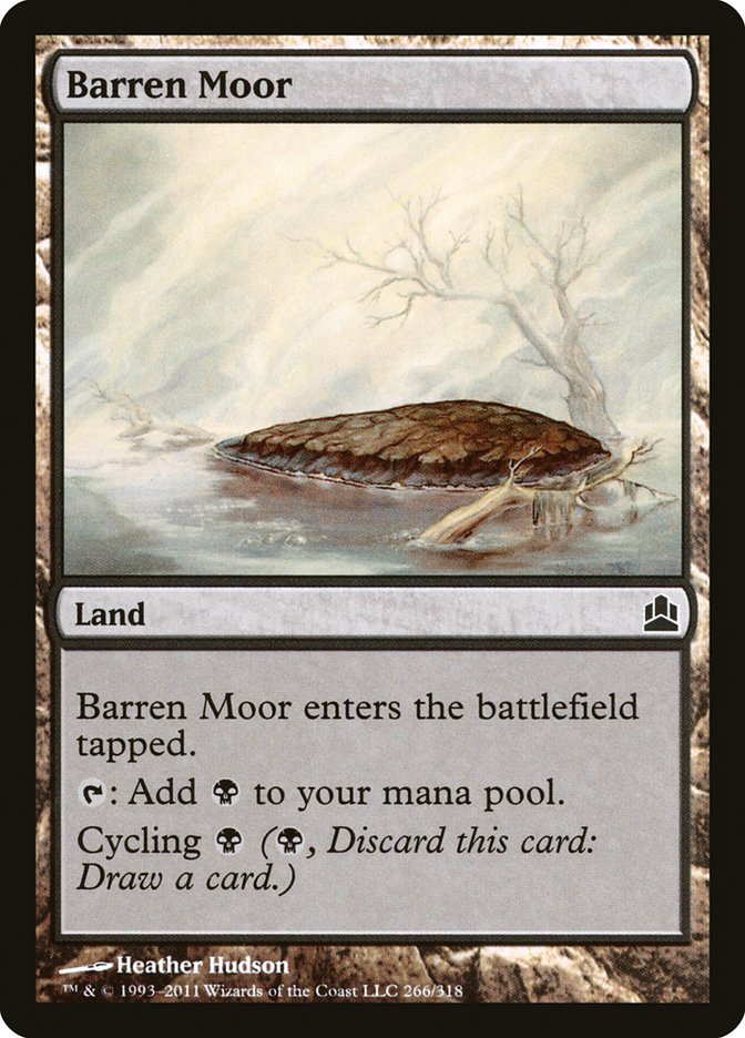 Barren Moor [Commander 2011] | Gamer Loot