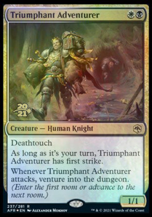 Triumphant Adventurer [Dungeons & Dragons: Adventures in the Forgotten Realms Prerelease Promos] | Gamer Loot