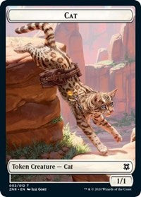 Cat // Hydra Double-sided Token [Zendikar Rising Tokens] | Gamer Loot