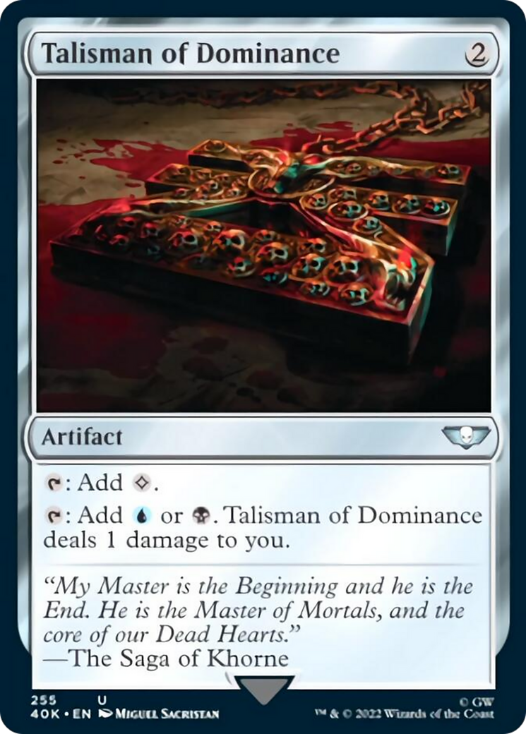 Talisman of Dominance (255) (Surge Foil) [Universes Beyond: Warhammer 40,000] | Gamer Loot