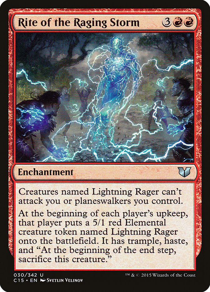 Rite of the Raging Storm [Commander 2015] | Gamer Loot