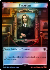 Warrior // Treasure (0060) Double-Sided Token (Surge Foil) [Doctor Who Tokens] | Gamer Loot