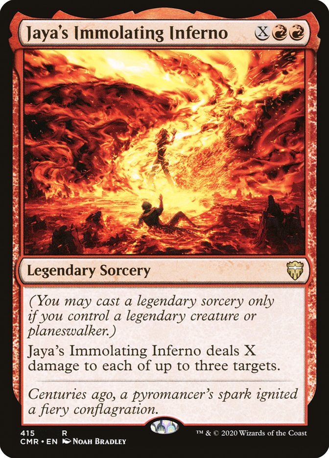 Jaya's Immolating Inferno [Commander Legends] | Gamer Loot