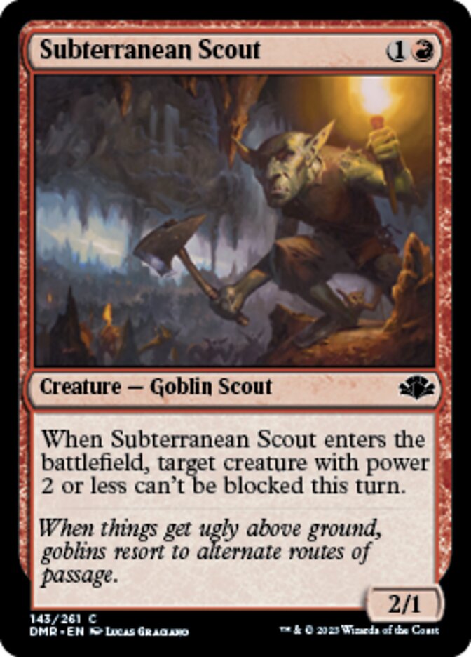 Subterranean Scout [Dominaria Remastered] | Gamer Loot